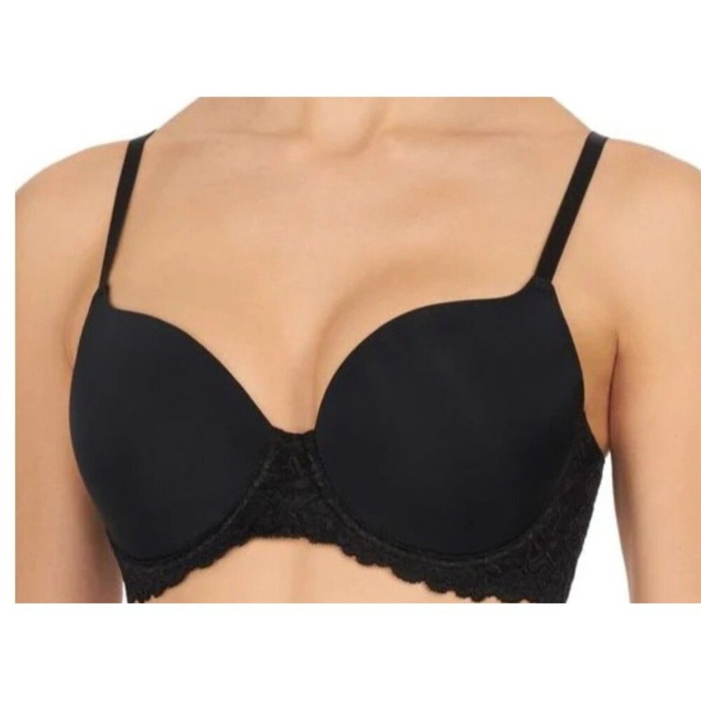 NATORI Womens 38H Black Renew‎ Full Fit Contour Underwire Bra NWT